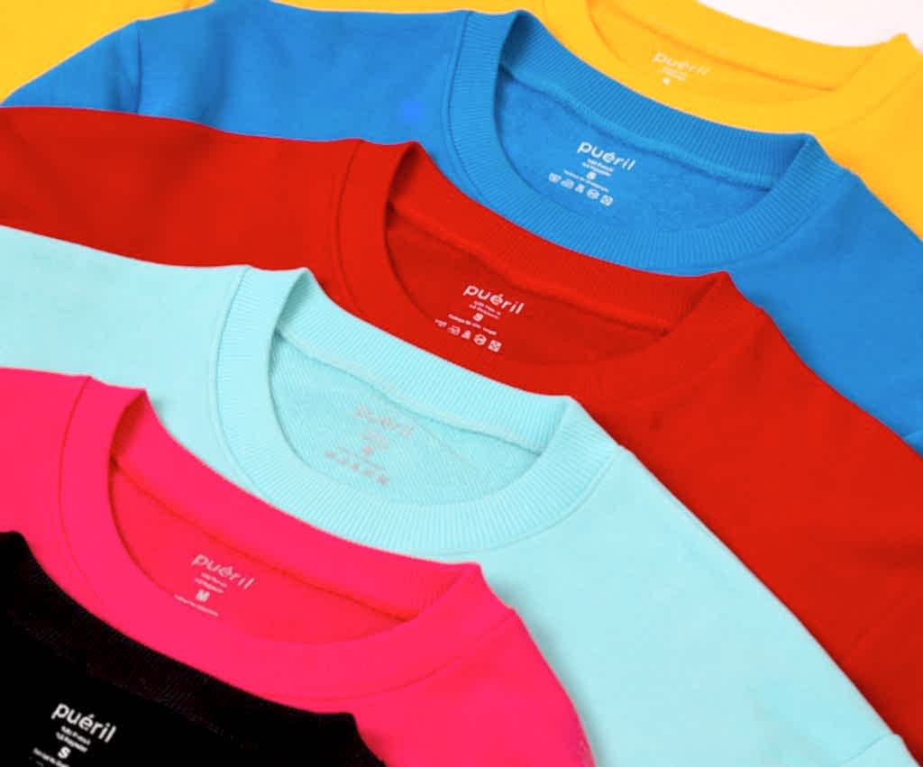 Hayalet manlen flat tekstil fotoğraf çekimi