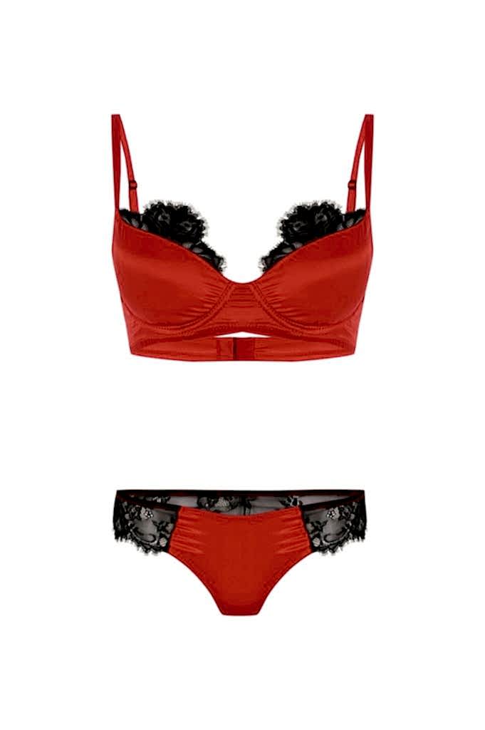 İç giyim fantazi dekupe Tekstilfotoğraf çekimi