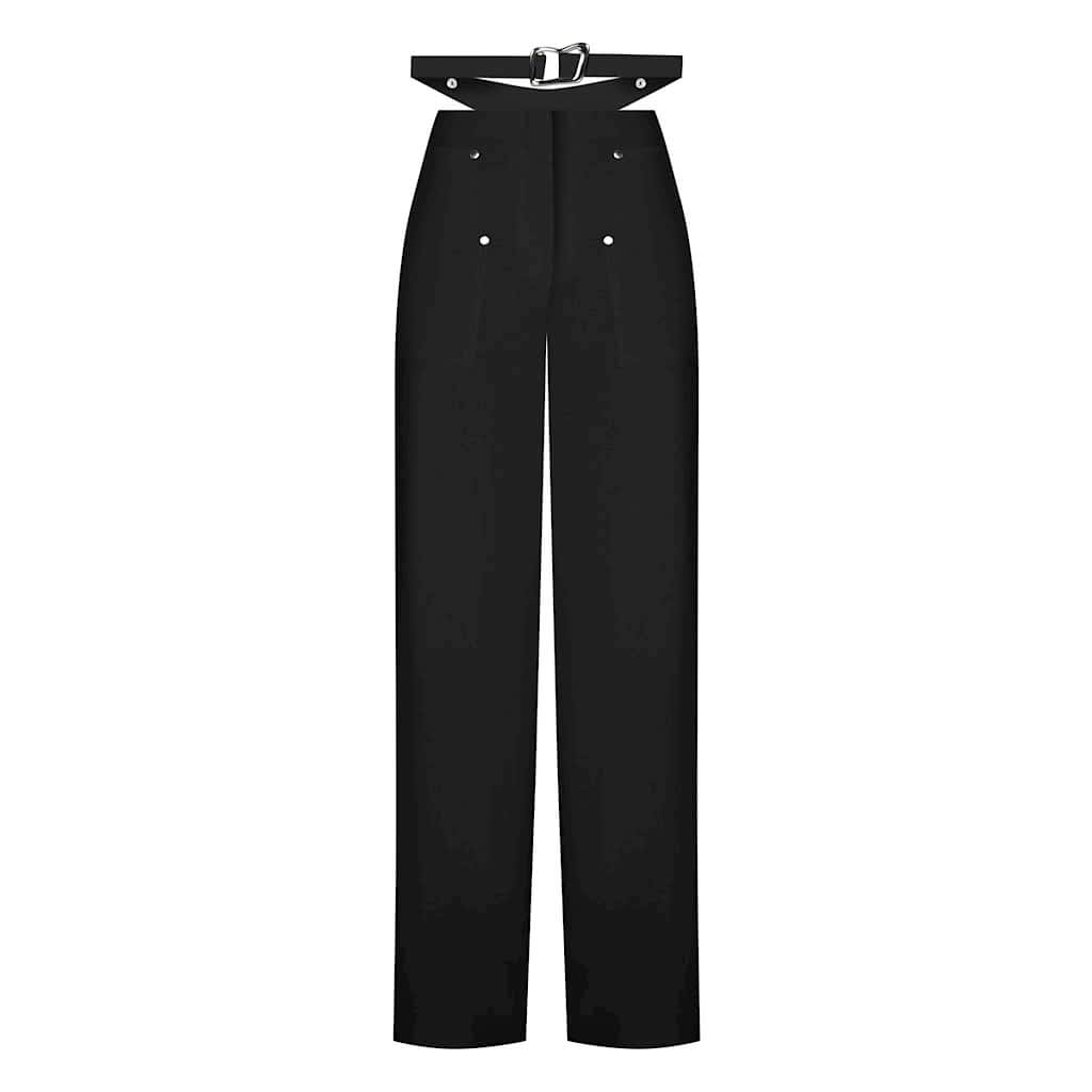 Pantolon Tekstil Dekupe Fotoğraf Çekimi